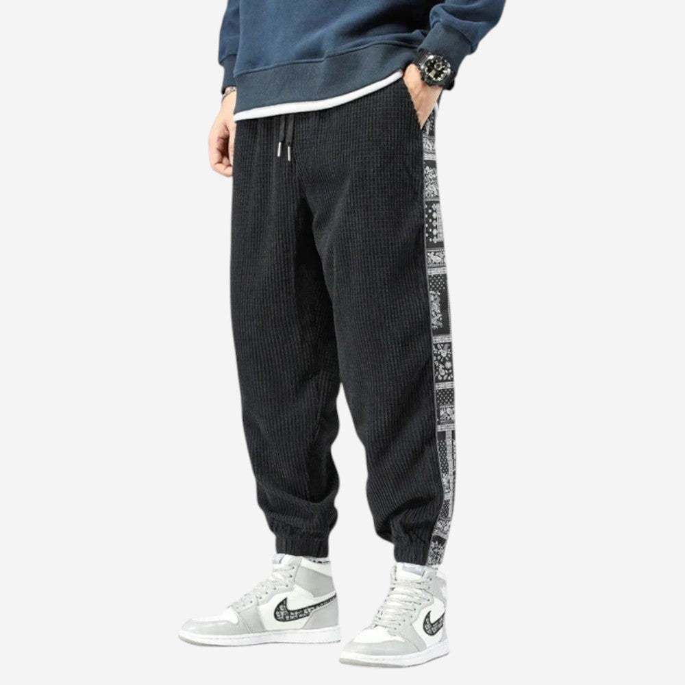 LUXEOUTFIT | Corduroy Jogger Trousers