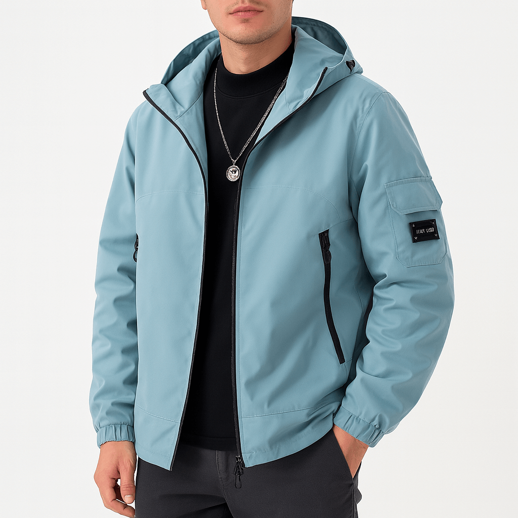 LUXEOUTFIT | Water-Resistant Hooded Jacket
