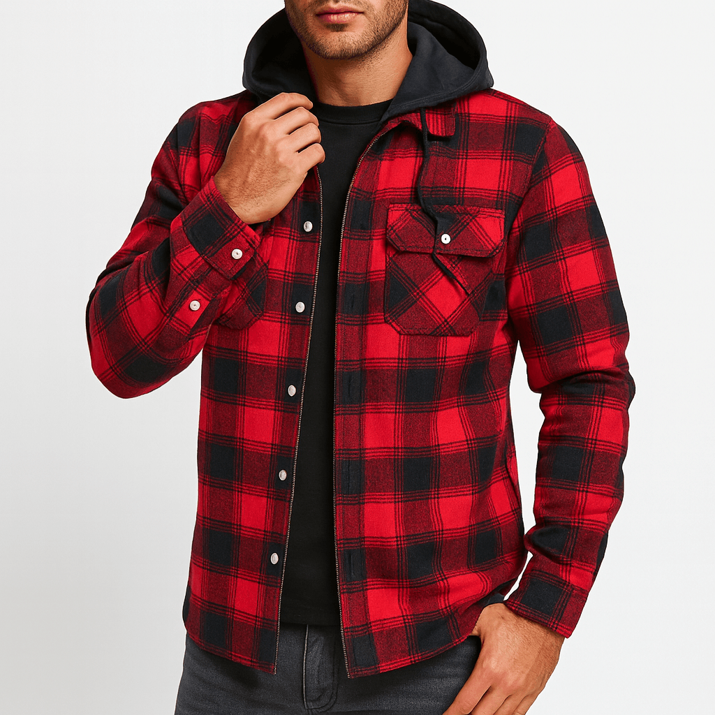 LUXEOUTFIT | Bomber Plaid Jacket