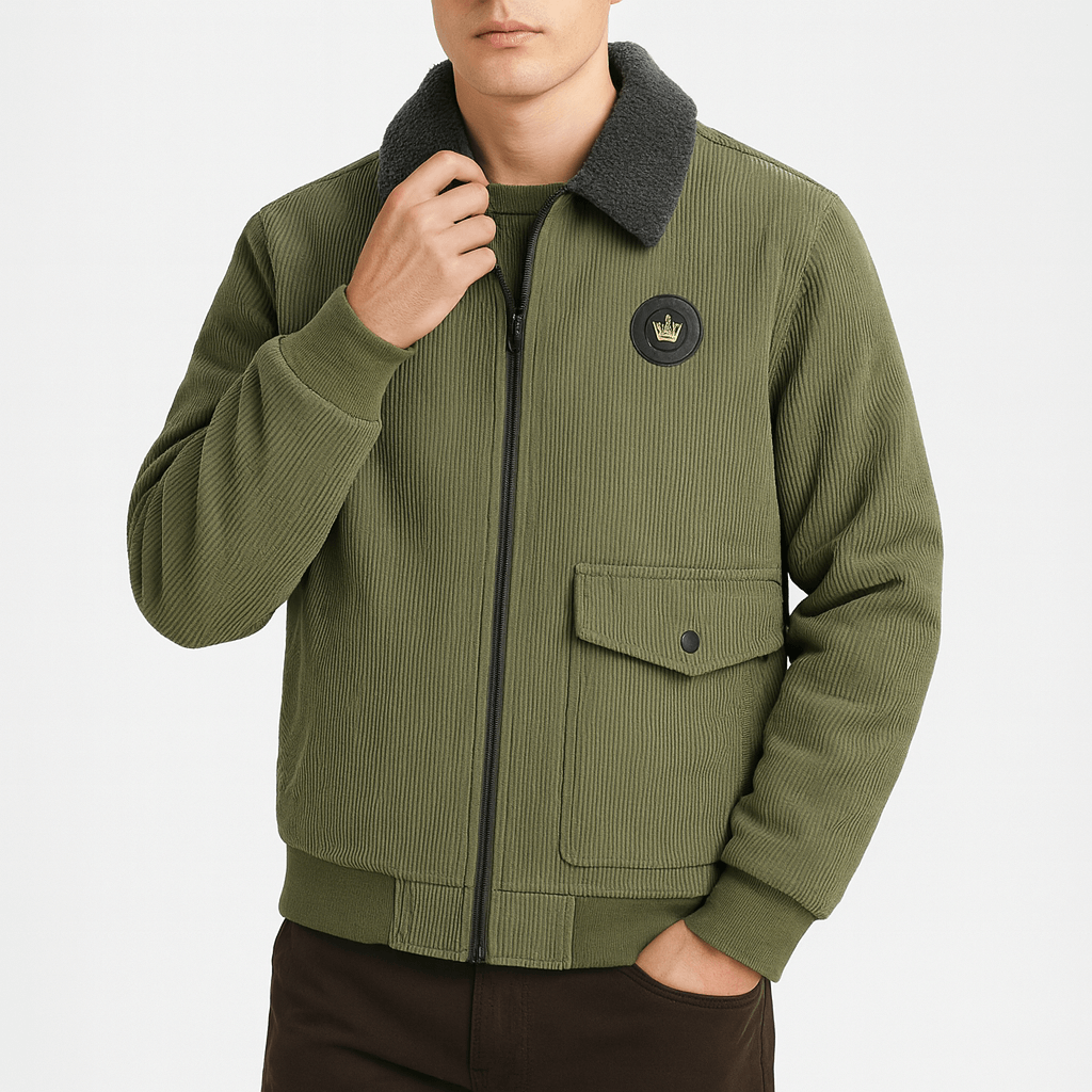 LUXEOUTFIT | Corduroy Wool Jacket