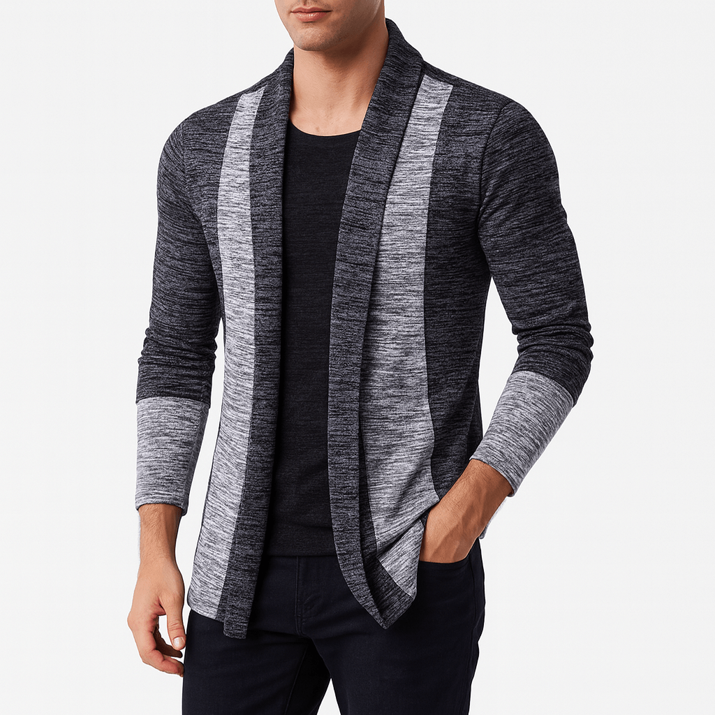 LUXEOUTFIT | Open-Front Knit Cardigan