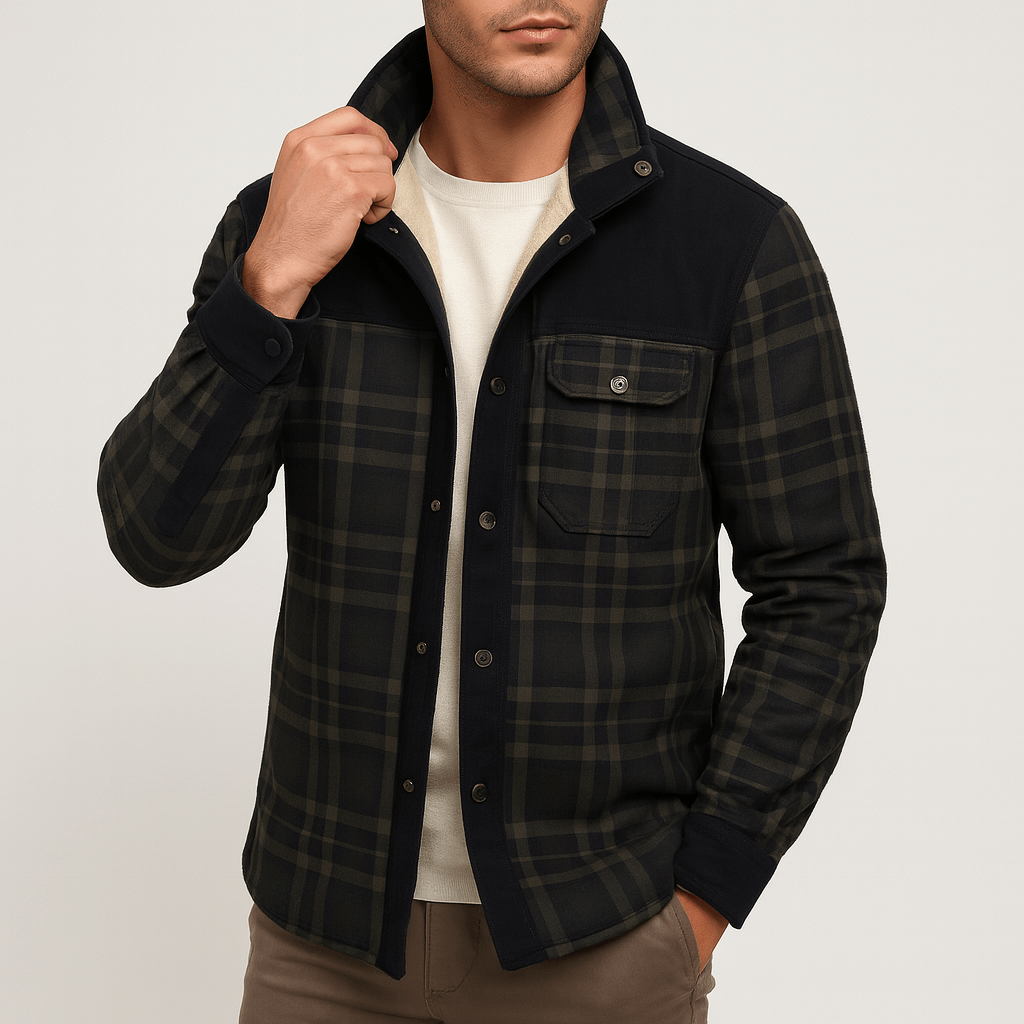 LUXEOUTFIT | Plaid Shirt Jacket