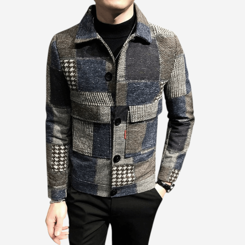 LUXEOUTFIT | Plaid Wool Jacket