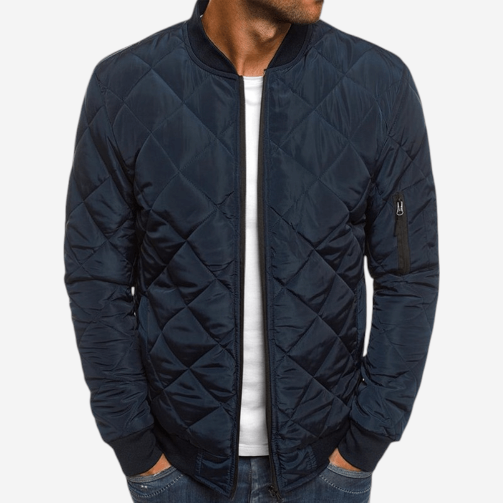 LUXEOUTFIT | Quilted Bomber Jacket