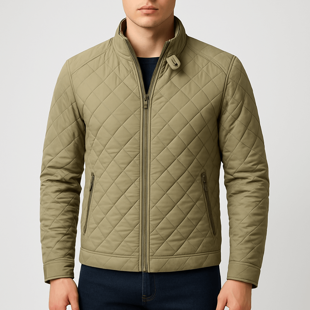 LUXEOUTFIT | Quilted Zip Jacket