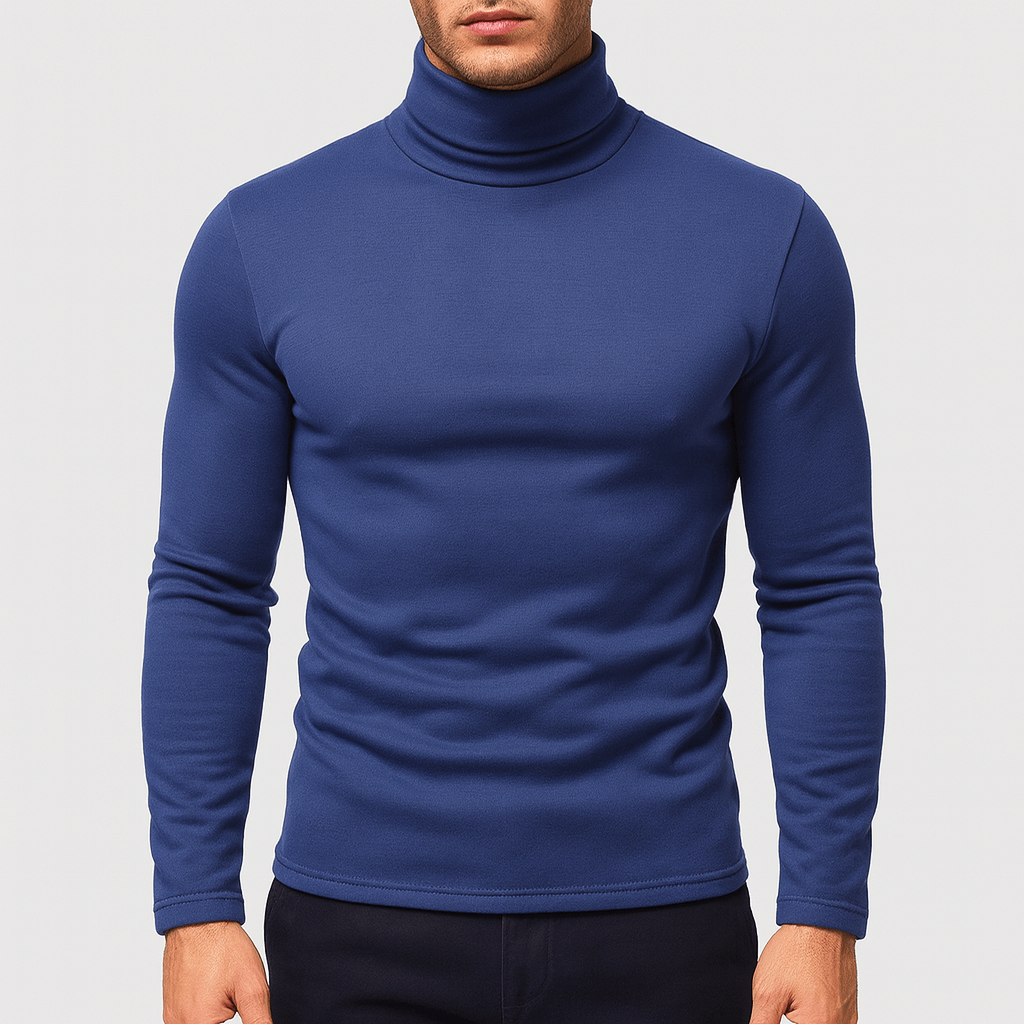 LUXEOUTFIT | Stretch Turtleneck Tee