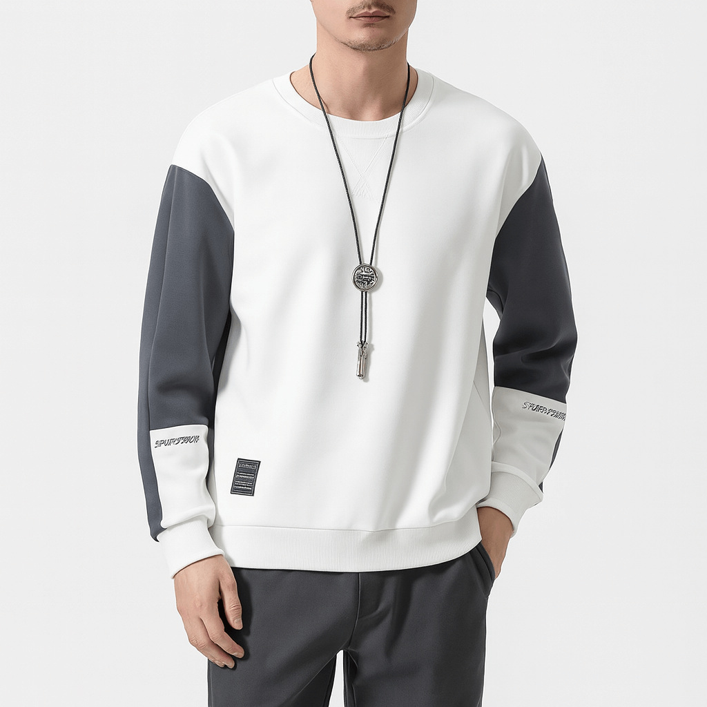 LUXEOUTFIT | Two-Tone Sweatshirt