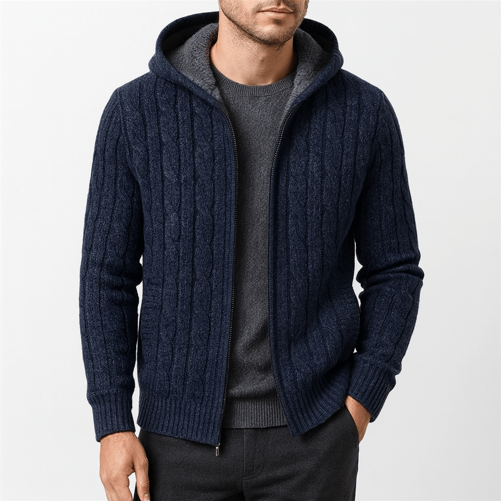 LUXEOUTFIT | Wool Hooded Sweater