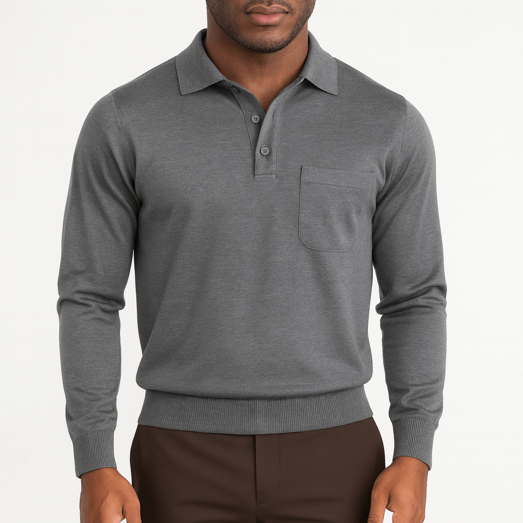 LUXEOUTFIT | Wool Polo Sweater