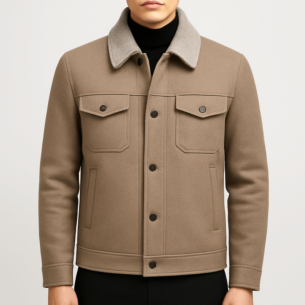 LUXEOUTFIT | Wool Sherpa Jacket