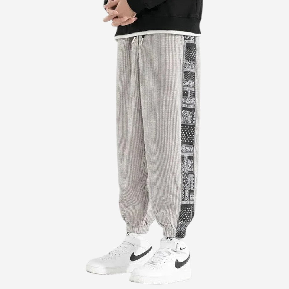 LUXEOUTFIT | Corduroy Jogger Trousers
