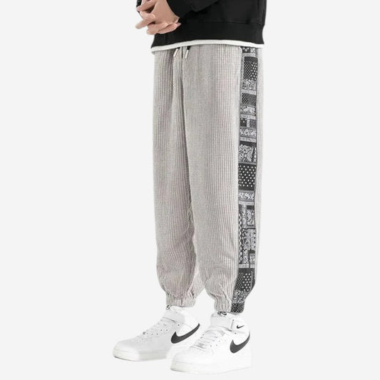 LUXEOUTFIT | Corduroy Jogger Trousers