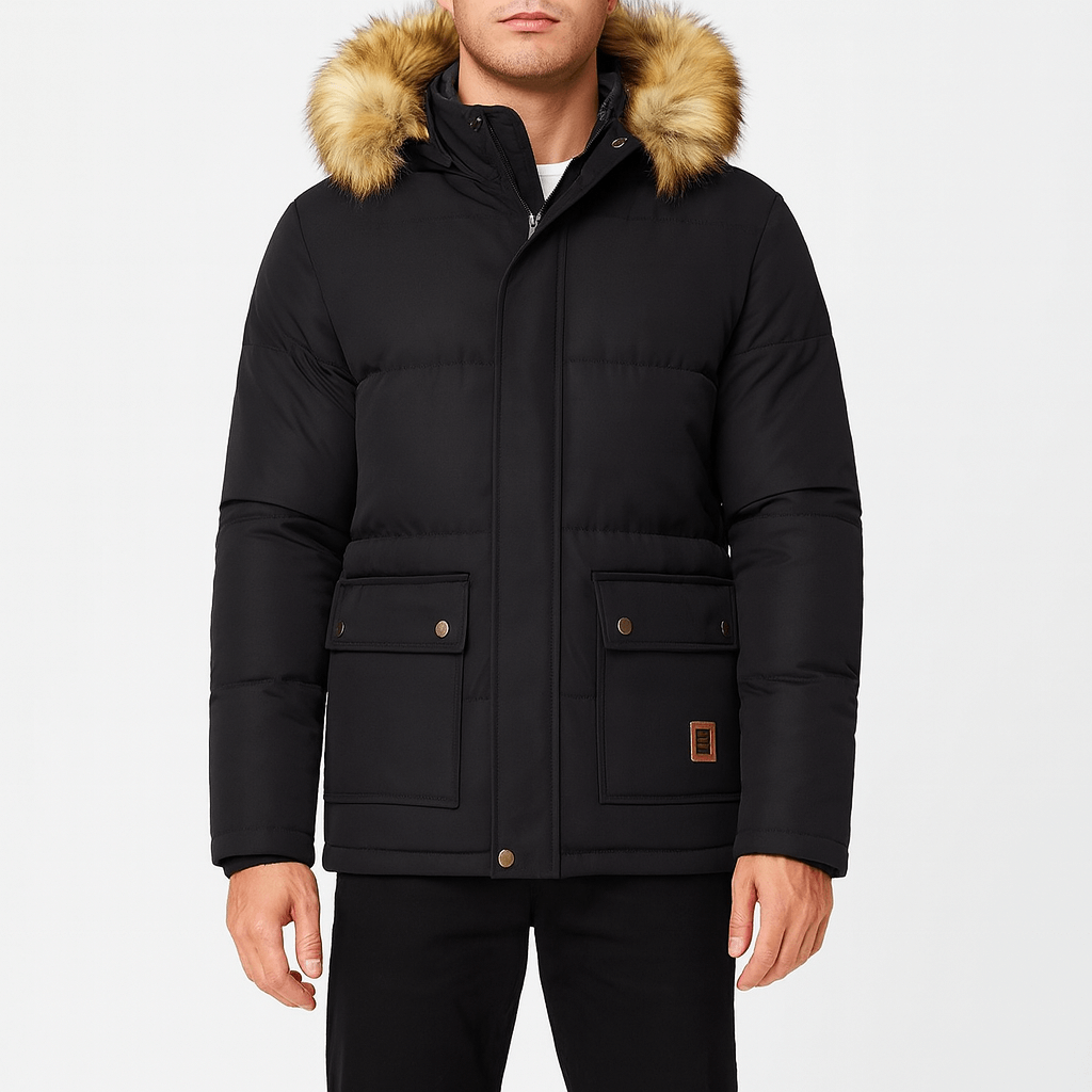 LUXEOUTFIT | Faux-Fur Lined Puffer