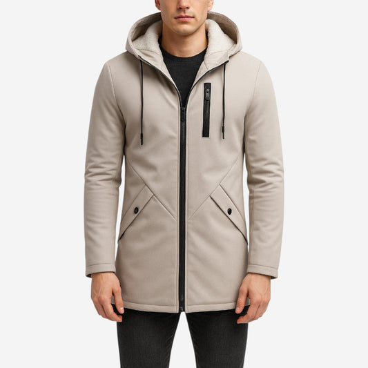 LUXEOUTFIT | Fleece-Lined Hooded Jacket