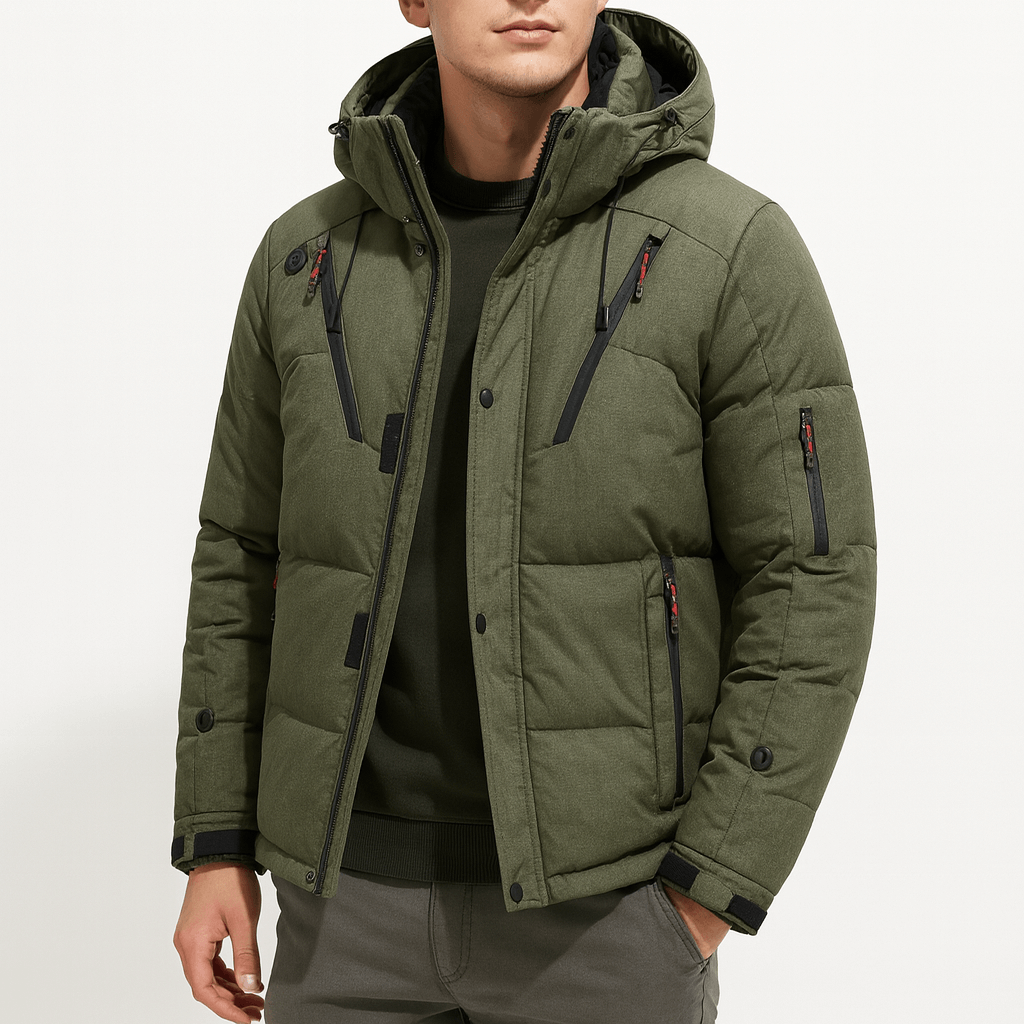 LUXEOUTFIT | Padded Hooded Winter Jacket
