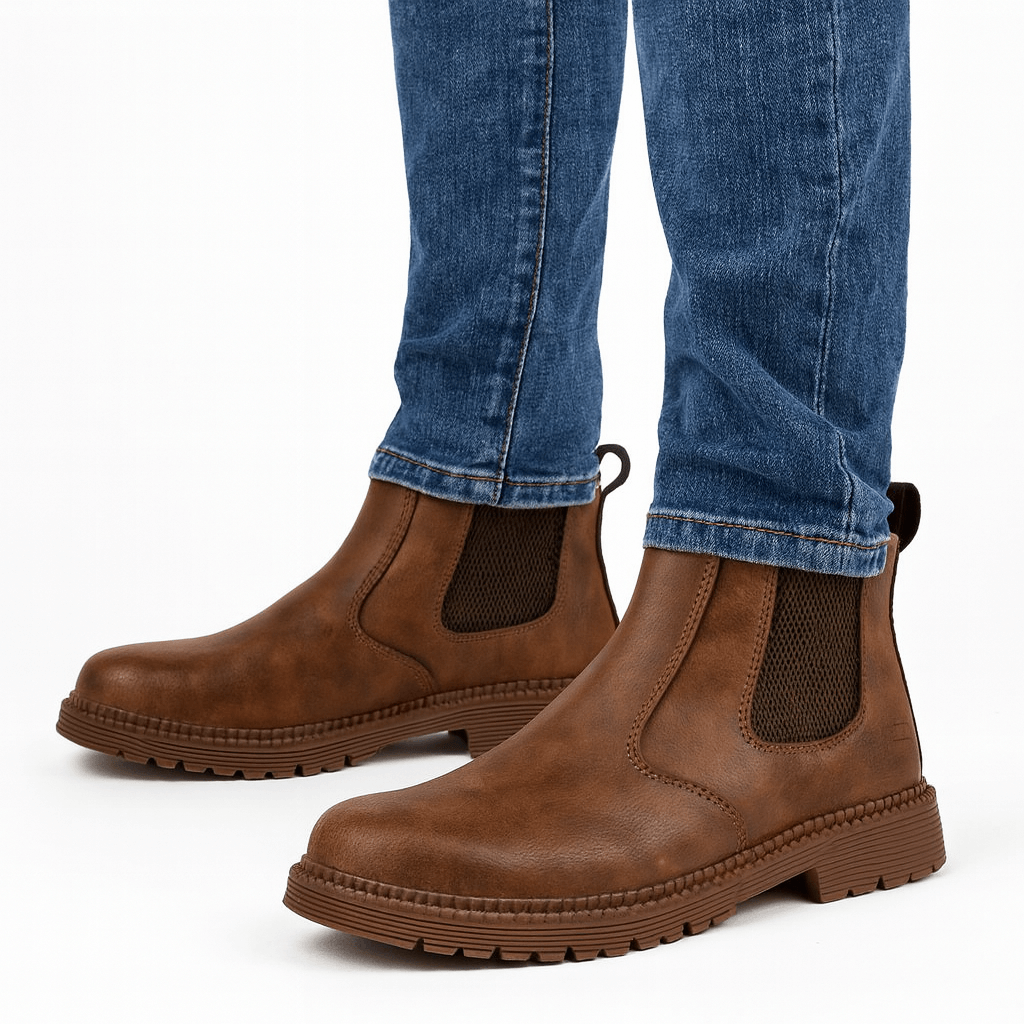 LUXEOUTFIT | Slip-On Chelsea Boots