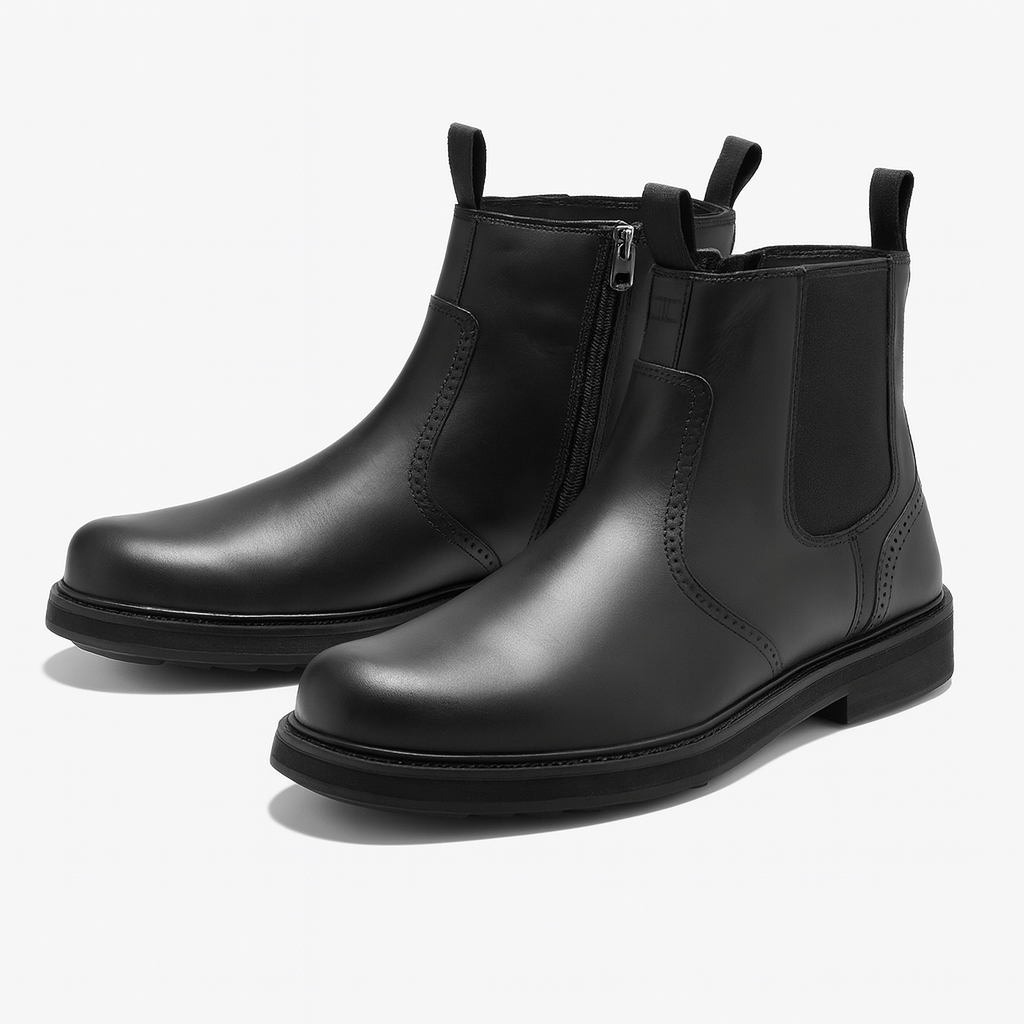 LUXEOUTFIT | Pull-Tab Chelsea Boots
