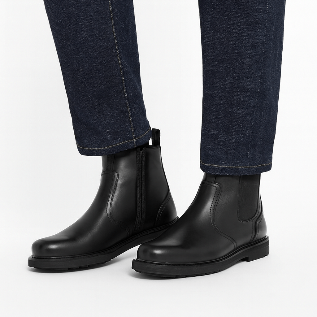LUXEOUTFIT | Pull-Tab Chelsea Boots