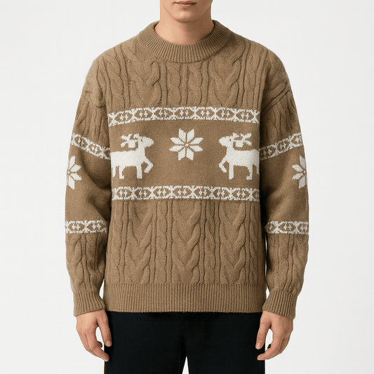 LUXEOUTFIT | Reindeer Knit Sweater