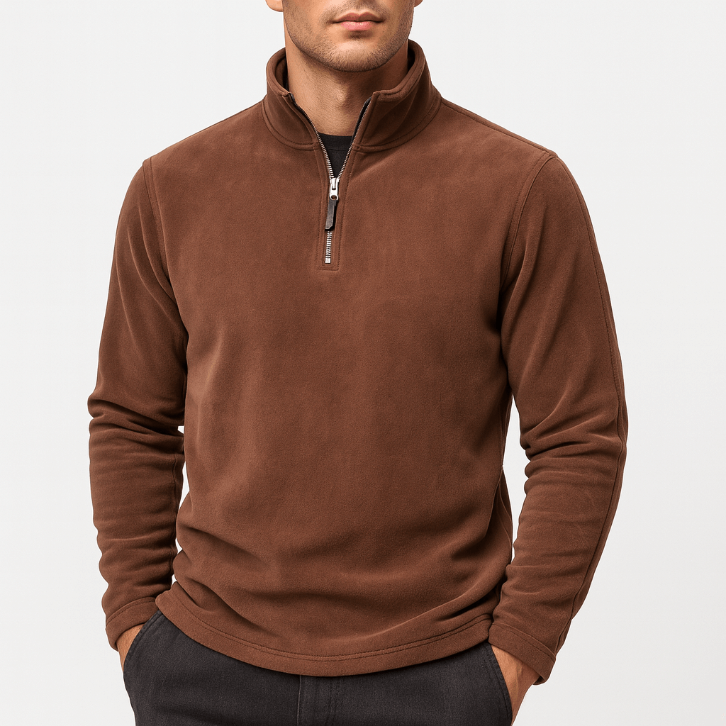 LUXEOUTFIT | Knit Quarter Zip