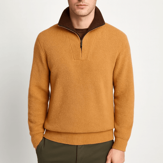 LUXEOUTFIT | Alpine Quarter-Zip Sweater