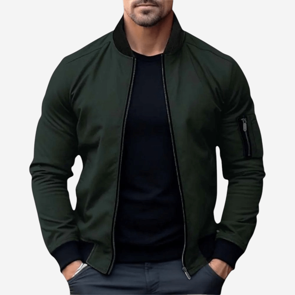 LUXEOUTFIT | Bomber Zip Jacket