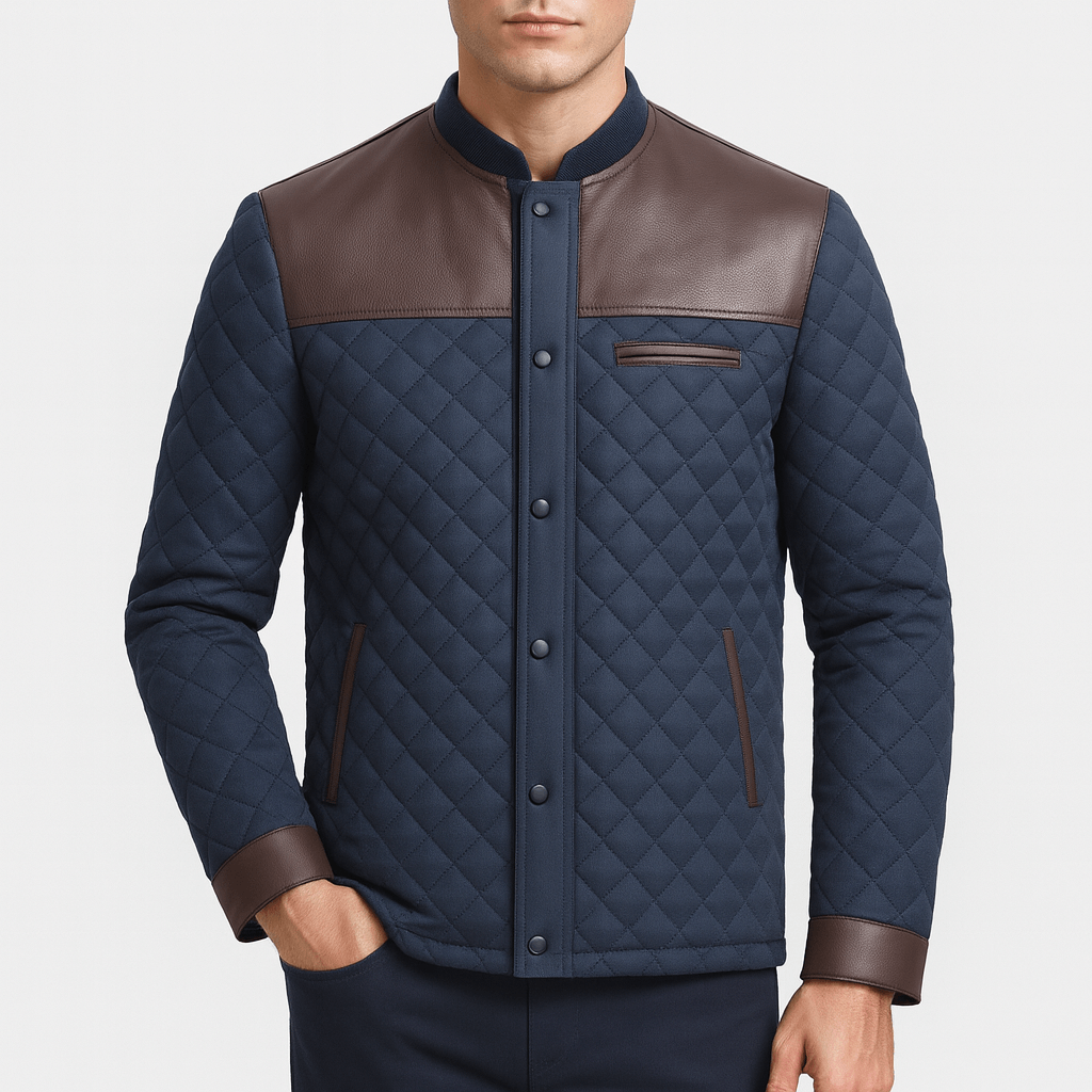 LUXEOUTFIT | Button-Down Quilted Jacket