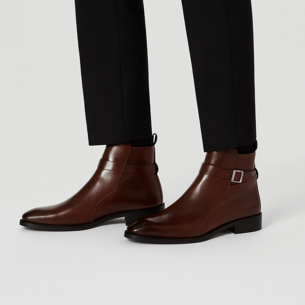 LUXEOUTFIT | Chelsea Buckle Boots