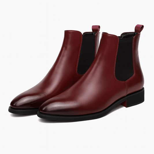 LUXEOUTFIT | Chelsea Red Boots