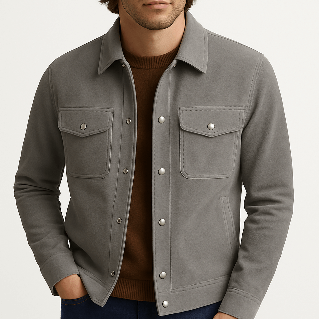 LUXEOUTFIT | Classic Suede Blazer