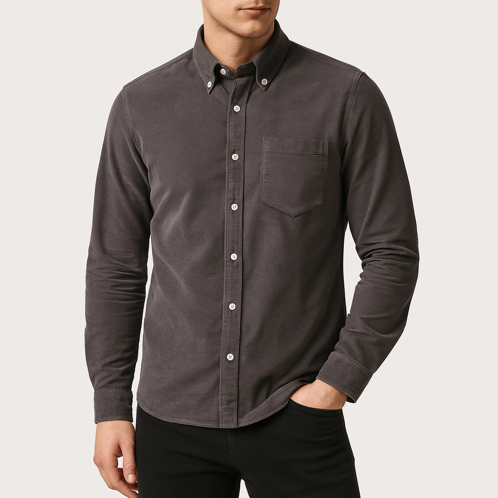 LUXEOUTFIT | Corduroy Casual Shirt