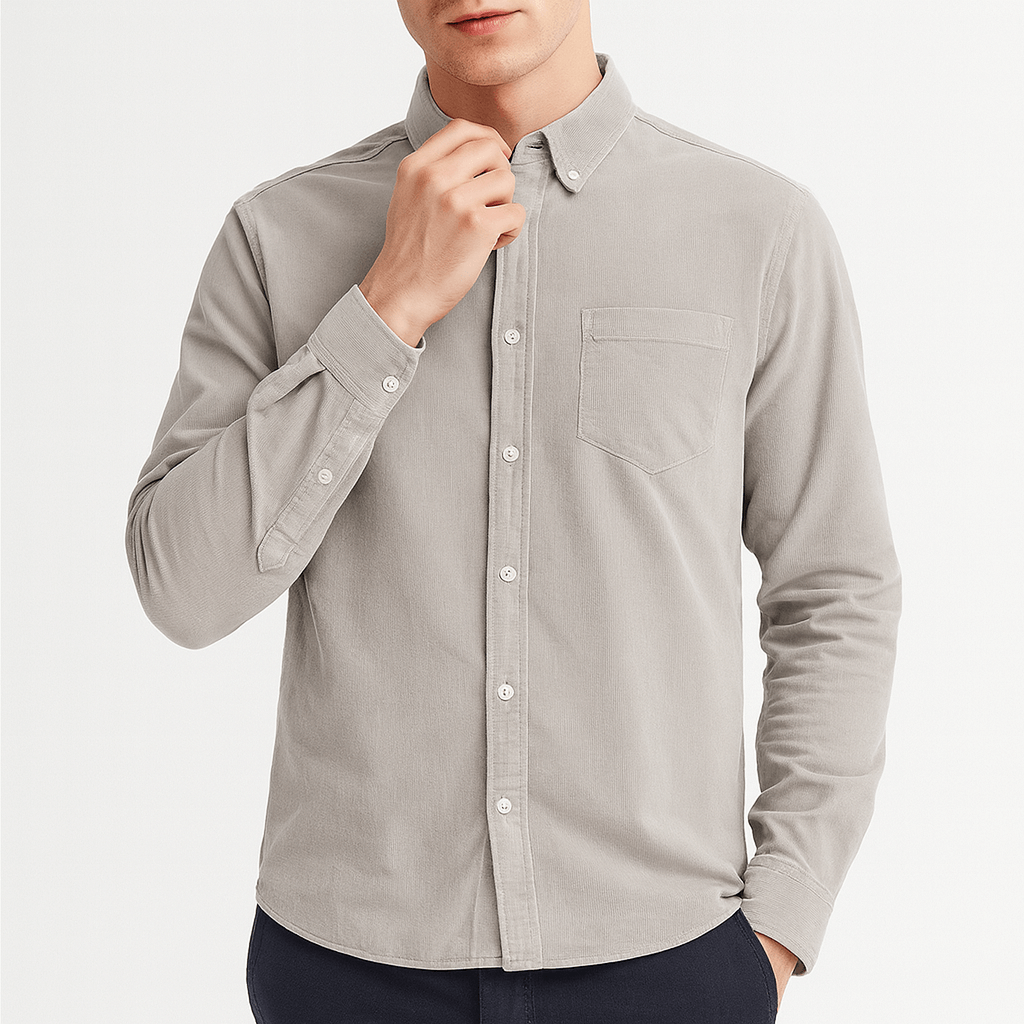 LUXEOUTFIT | Corduroy Casual Shirt