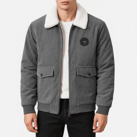 LUXEOUTFIT | Corduroy Wool Jacket