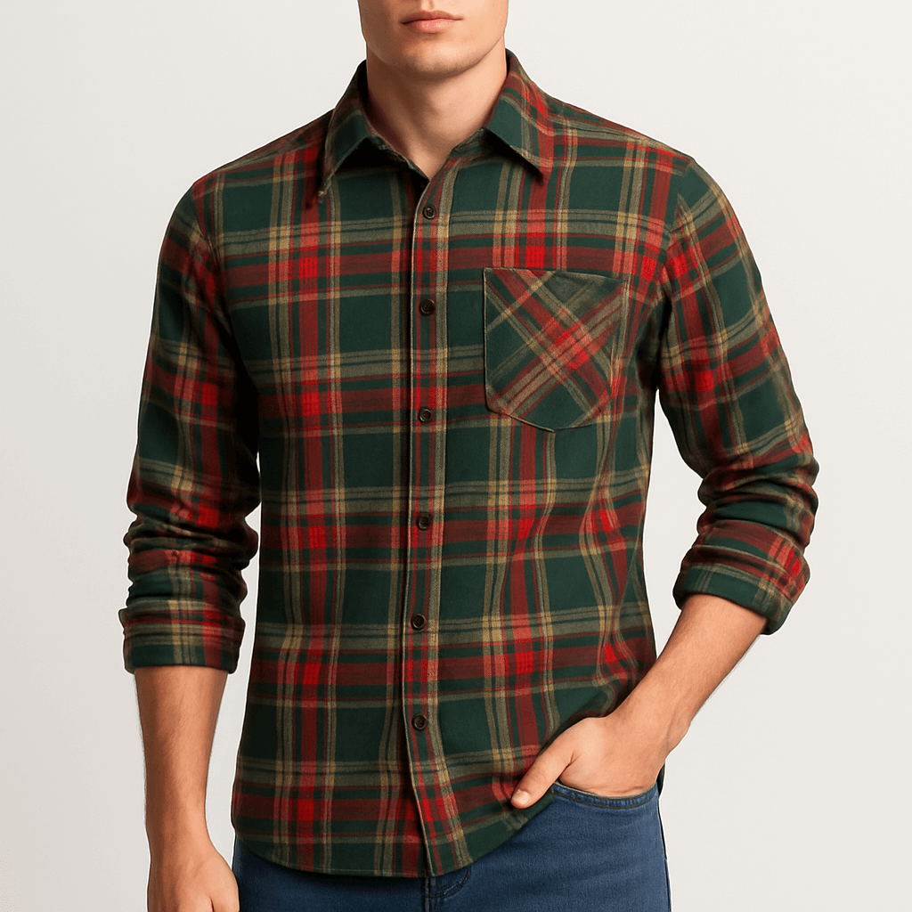 LUXEOUTFIT | Cotton Pocket Shirt