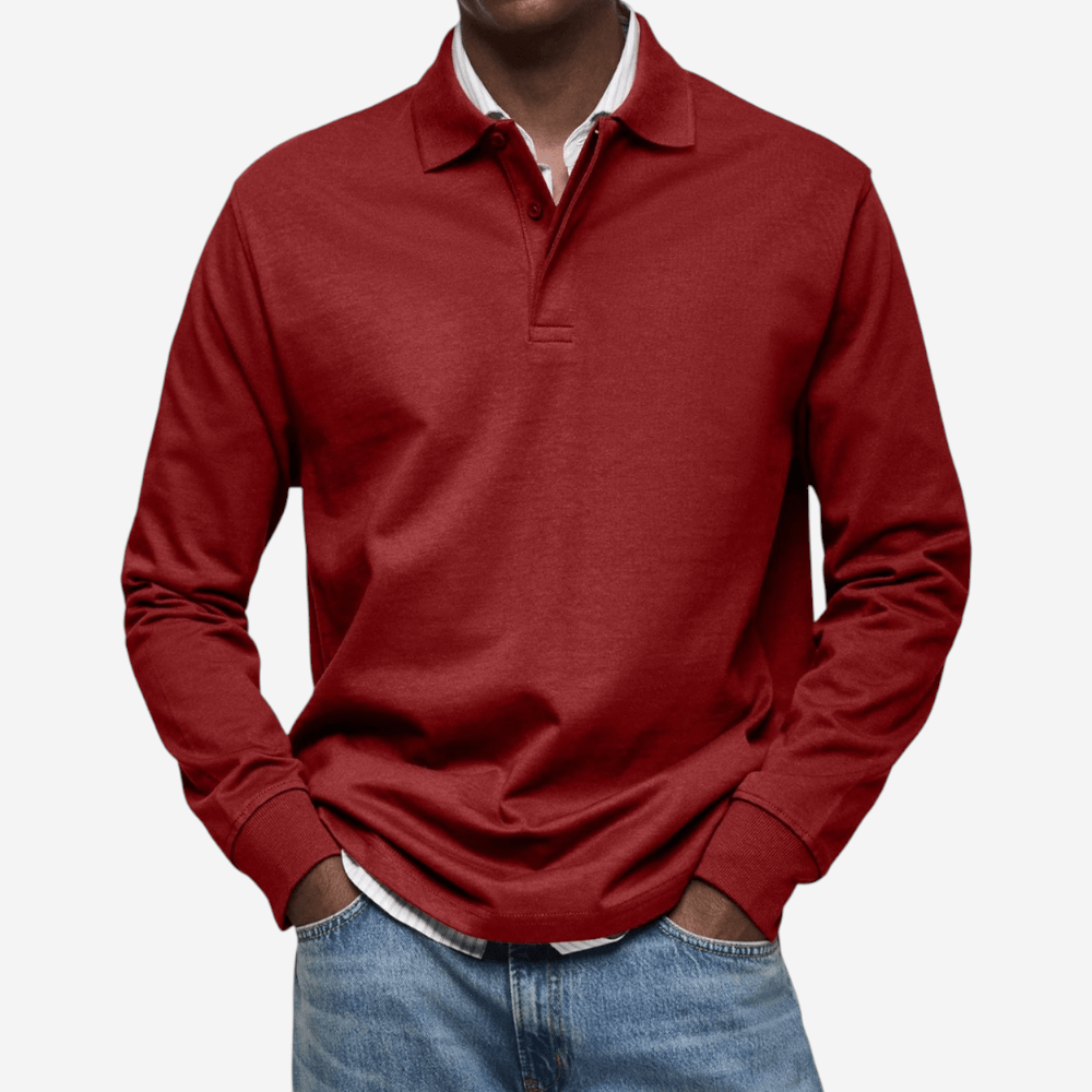 LUXEOUTFIT | Cotton Polo Shirt