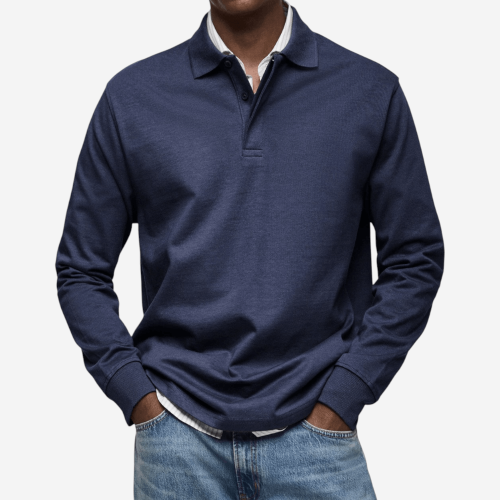 LUXEOUTFIT | Cotton Polo Shirt