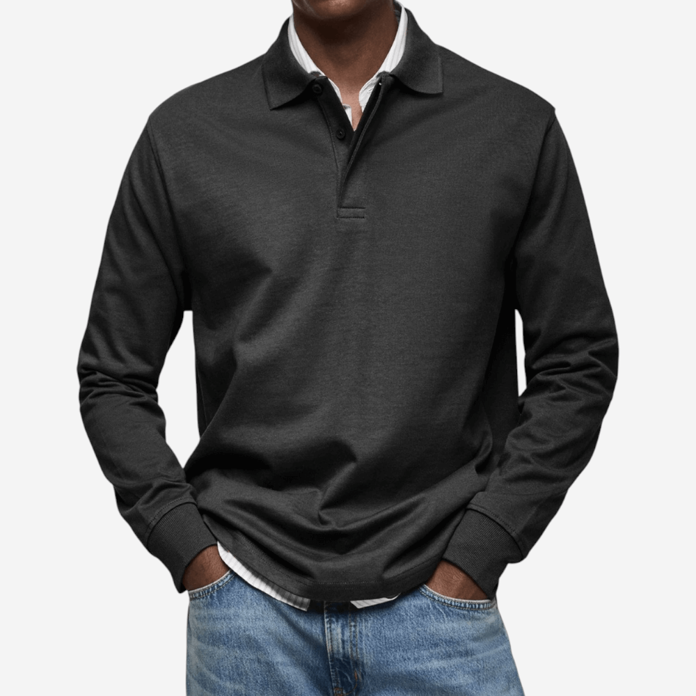 LUXEOUTFIT | Cotton Polo Shirt