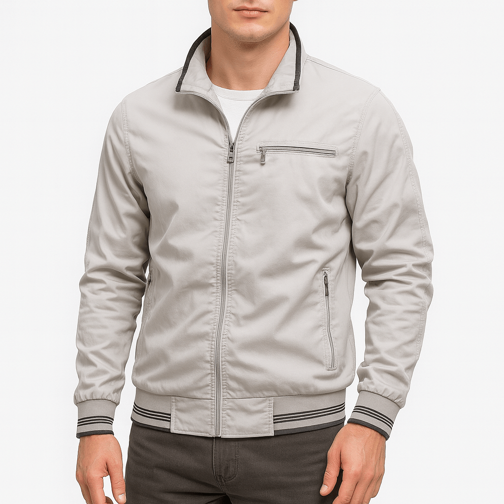 LUXEOUTFIT | Cotton Zip Jacket