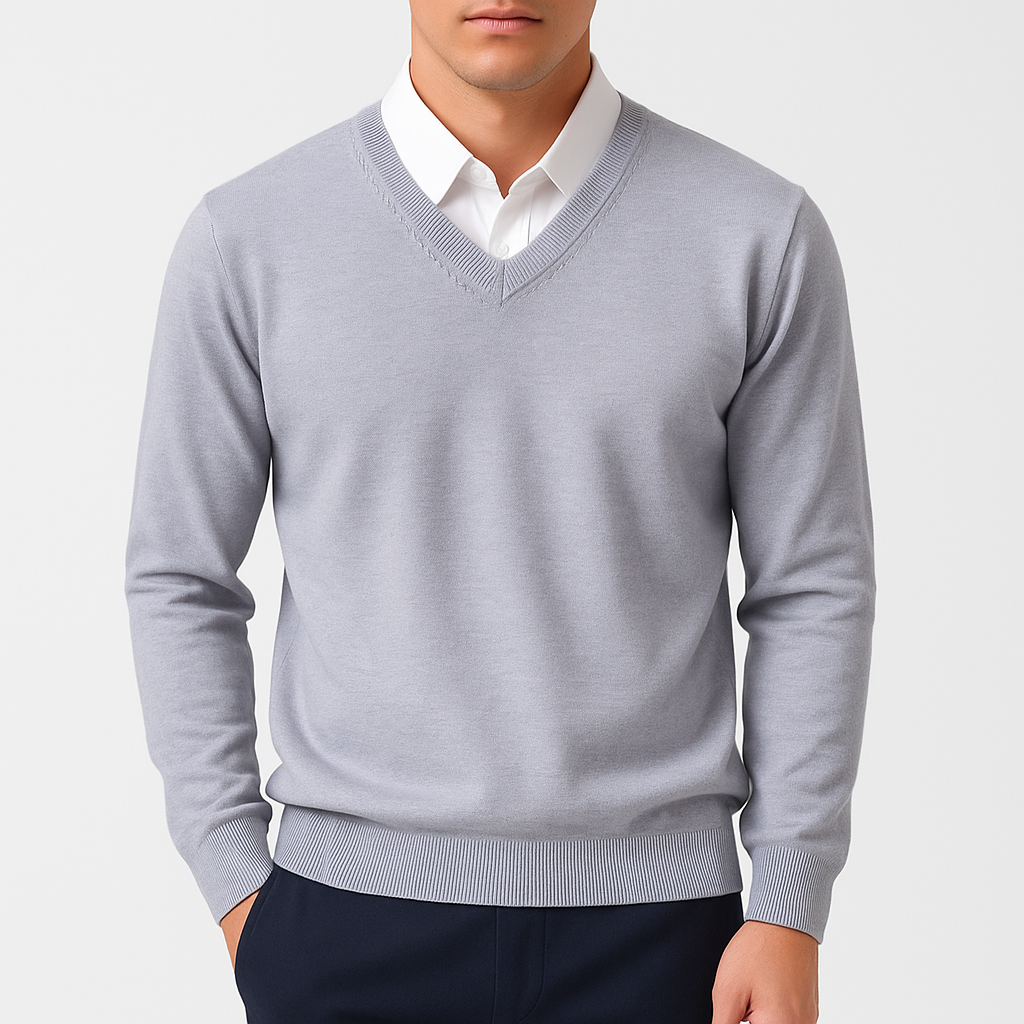 Tynro | Elegant V-Neck Sweater Tynro