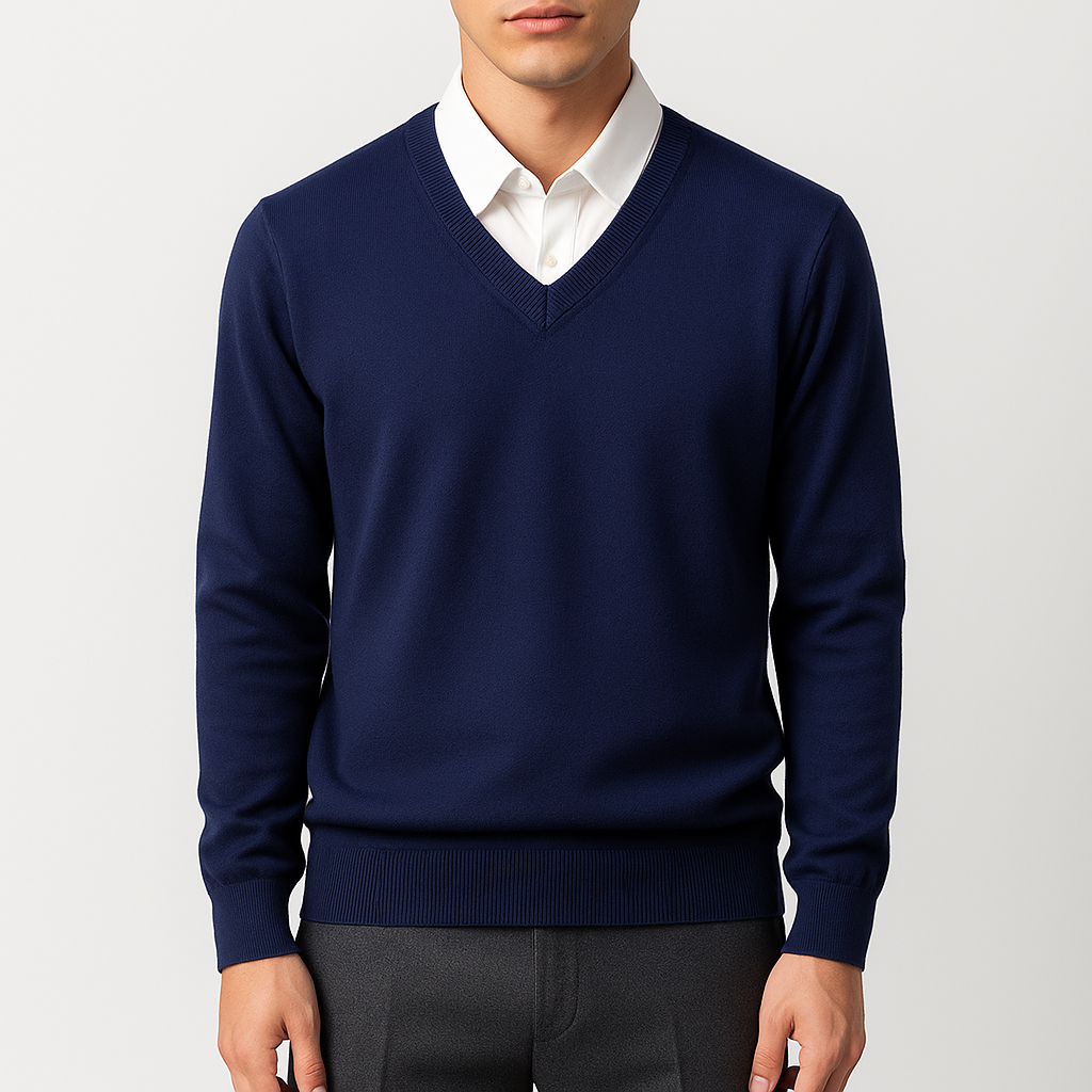 Tynro | Elegant V-Neck Sweater Tynro