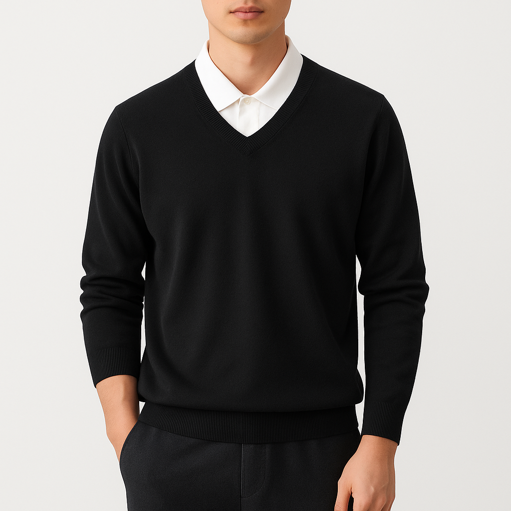 Tynro | Elegant V-Neck Sweater Tynro