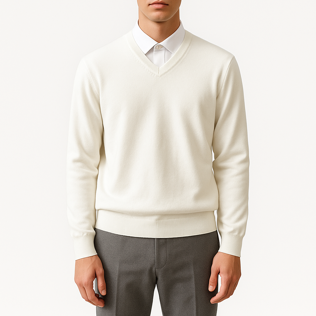 Tynro | Elegant V-Neck Sweater Tynro