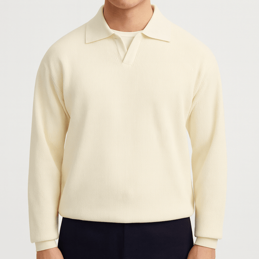 LUXEOUTFIT | Folded Collar Sweater