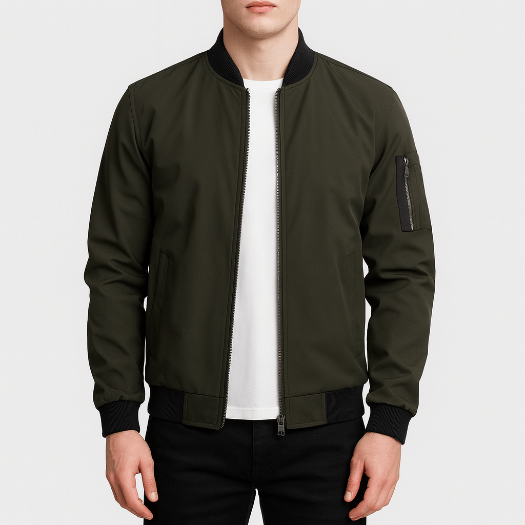 LUXEOUTFIT | Full-Zip Bomber