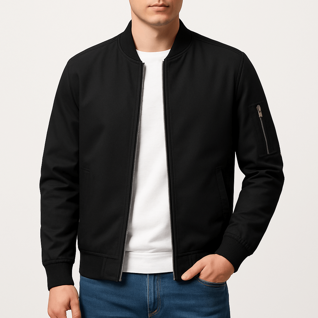 LUXEOUTFIT | Full-Zip Bomber