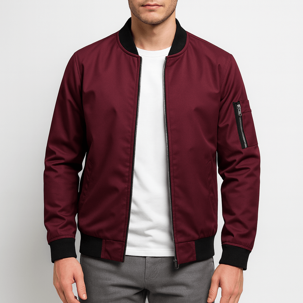 LUXEOUTFIT | Full-Zip Bomber