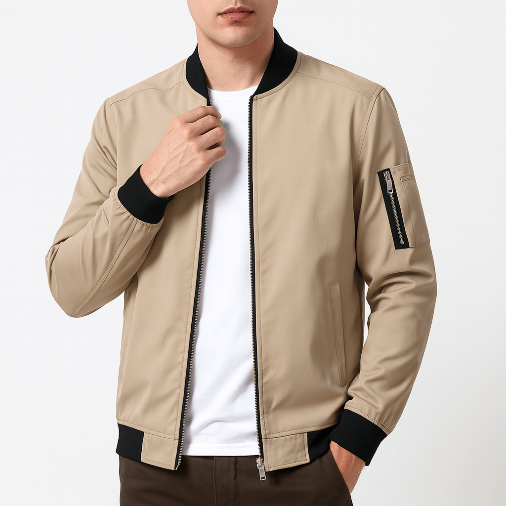 LUXEOUTFIT | Full-Zip Bomber
