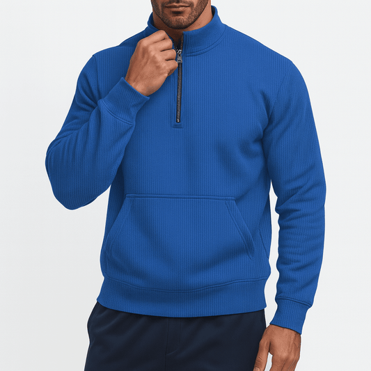 LUXEOUTFIT | Half-Zip Sweatshirt