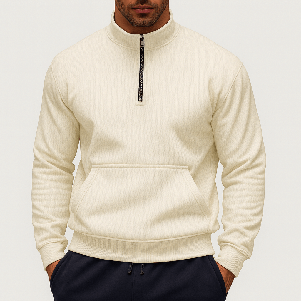 LUXEOUTFIT | Half-Zip Sweatshirt