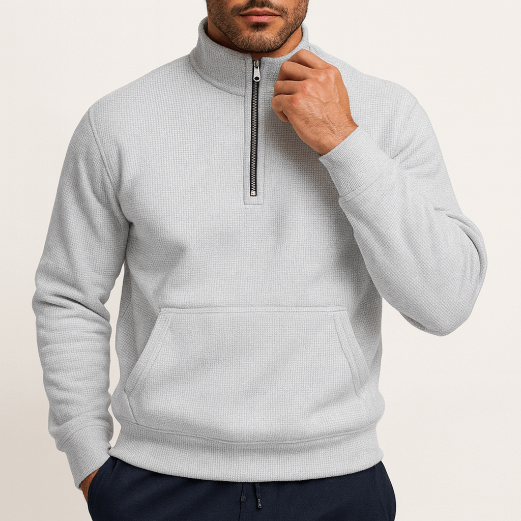 LUXEOUTFIT | Half-Zip Sweatshirt
